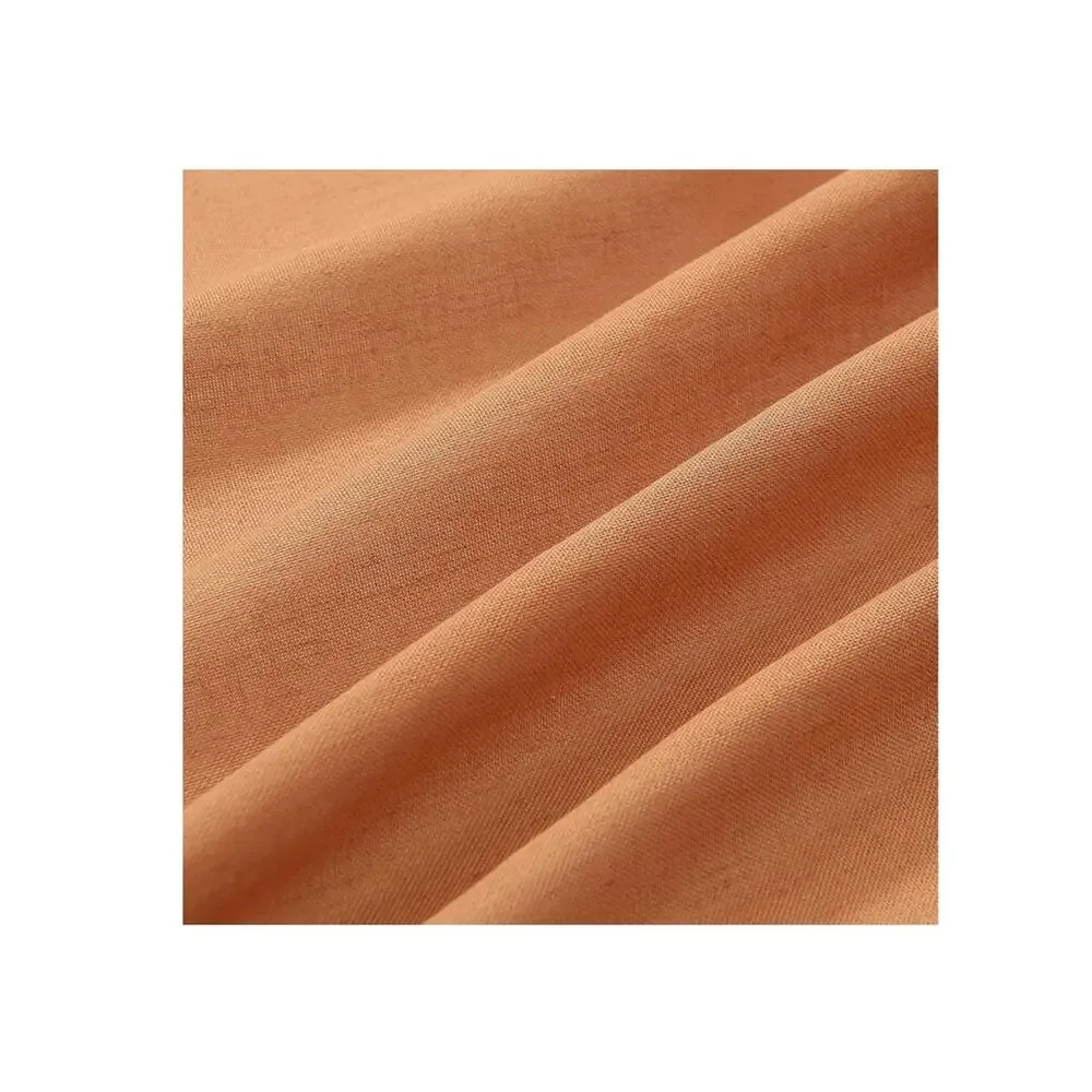 LIMON HOME Linen Kitchen Curtains Pinch Pleat Cafe Curtains